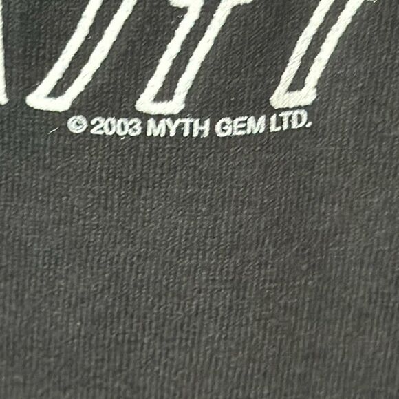 Vintage 00s Led Zeppelin United States Of America 1977 Remake 2003 Hanes M - Picture 3 of 7